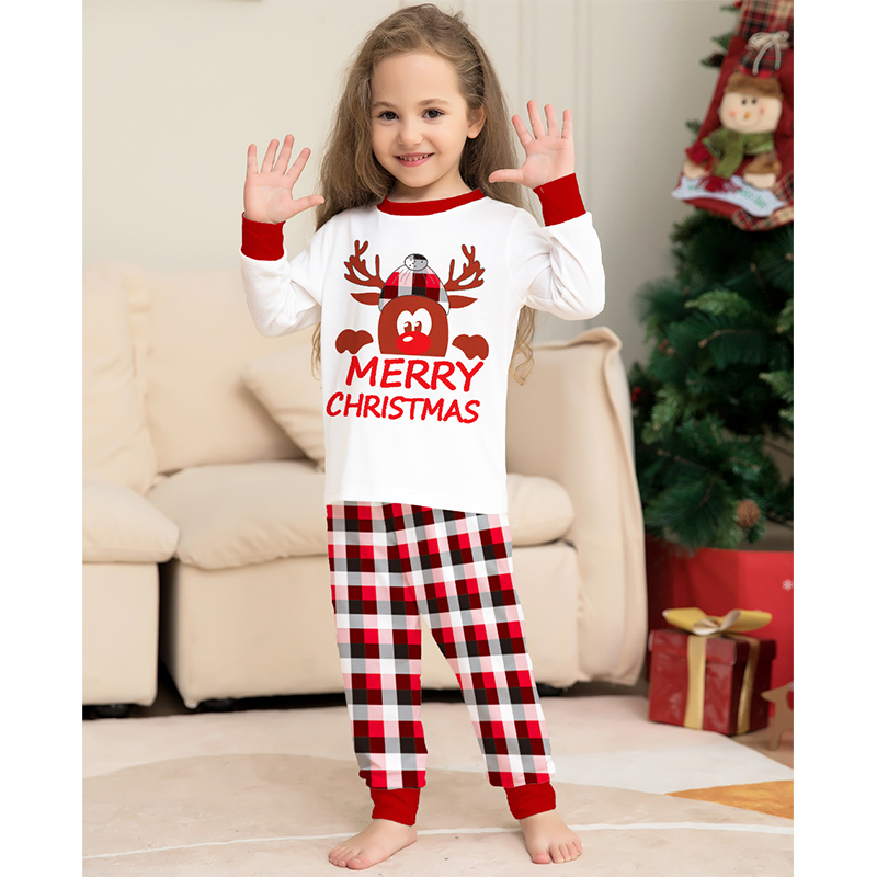 Family Matching Outfits Family Christmas Matching Pajamas Set Xmas Father Mother Kids Clothes Pyjamas Mom And Daughter Son Sleepwear Look Outfits 2209