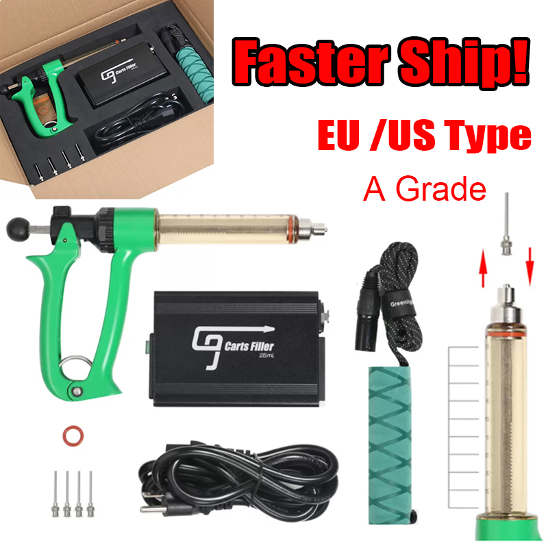 Faster Ship Original G9 Oil Filling Machine 510 Thread Vape Pens Cartridges Atomizer Filler Disposable E Cigarettes Carts Vaporizers 25ml / 0.8Ml 0.5ML 1ML Cartridge
Faster Ship Original G9 Oil Filling Machine 510 Thread Vape Pens Cartridges Atomizer Filler Disposable E Cigarettes Carts Vaporizers 25ml / 0.8Ml 0.5ML 1ML Cartridge