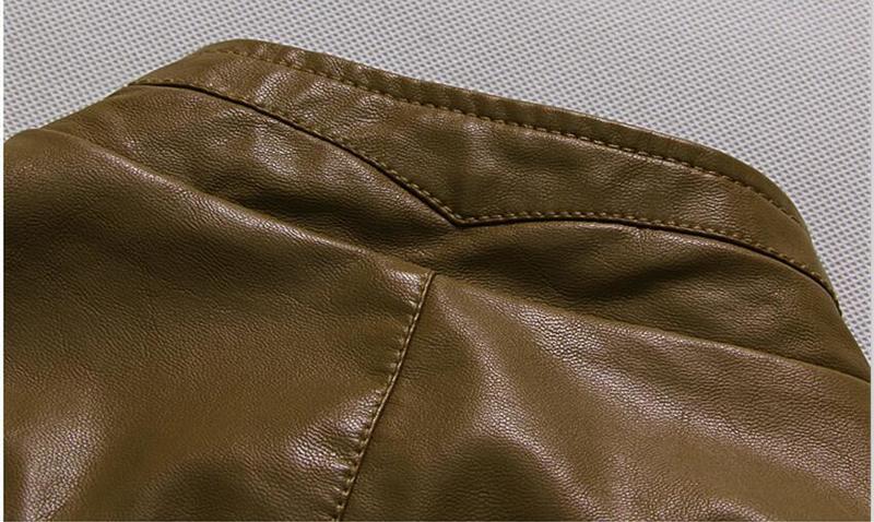 Men's Leather Faux S-4XL White Jacket Spring Coat Short Slim Motorcycle Clothing Male Outerwear 220913