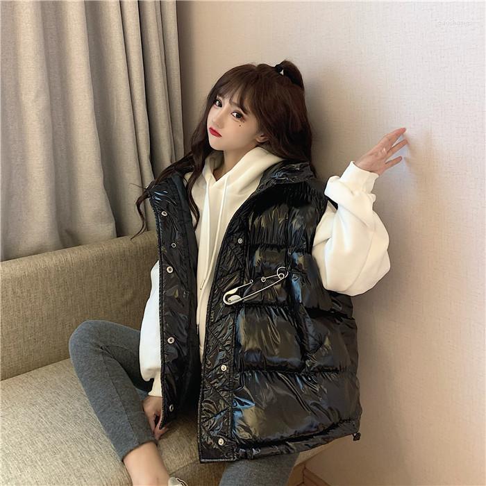 Women's Vests Women 2022 Fashion Parkas Thick Warm Loose Padded Jacket Coat Vintage Sleeveless Pockets Female Outerwear Chic Tops, Black
Women's Vests Women 2022 Fashion Parkas Thick Warm Loose Padded Jacket Coat Vintage Sleeveless Pockets Female Outerwear Chic Tops, Black