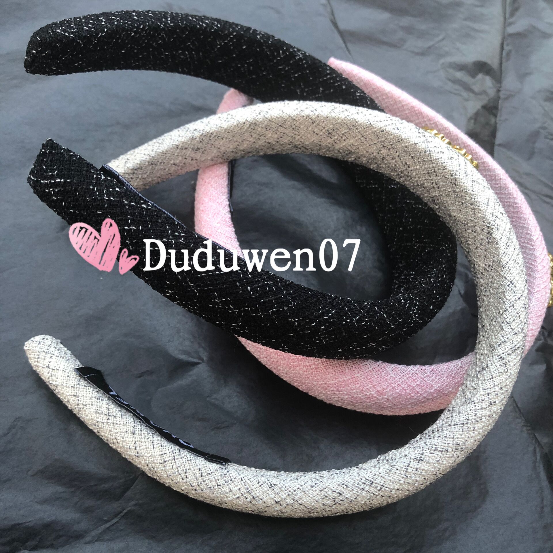 fashion spnage cloth headband Classic Hair Accessories vintage head band classical sign party gift with dust bag