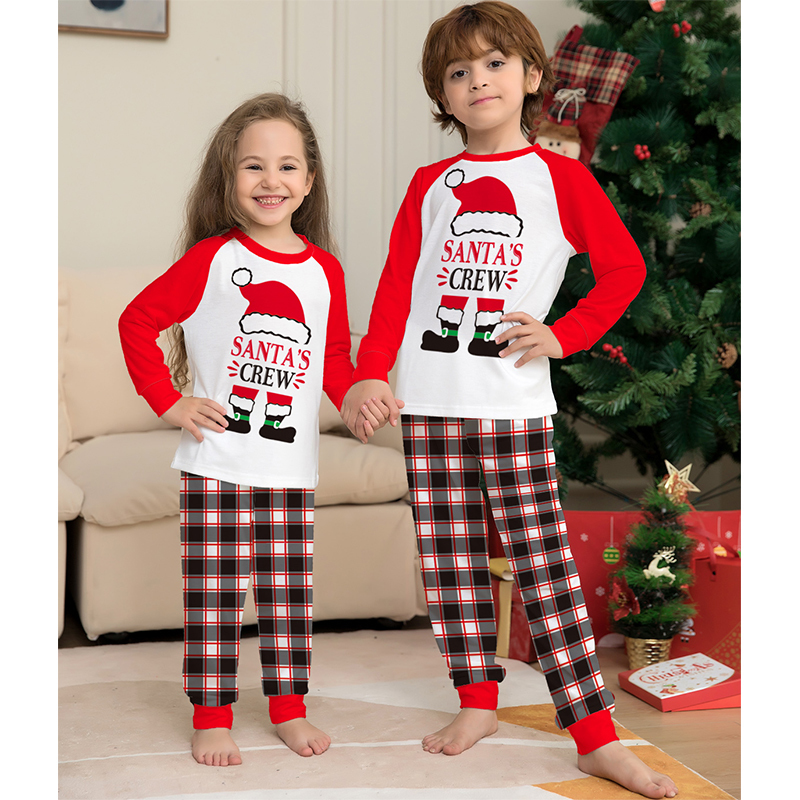 Family Matching Outfits Year Christmas Family Matching Pajamas Outfits Father Mother Kids Santa Claus Clothing Set Couples Family Members Look 220913