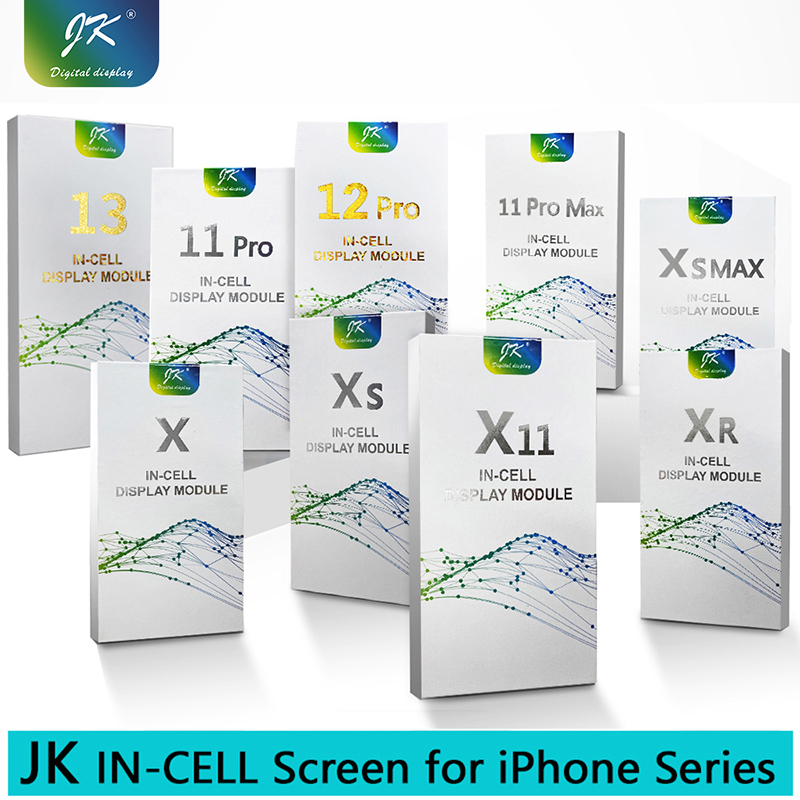 Original JK In-cell 3D Touch Panels FHD LCD Display For iPhone X XS MAX XR 11 Pro 12 12Pro Max 13 Screen Replacement Digitizer Assembly ESR High-level Brightness
Original JK In-cell 3D Touch Panels FHD LCD Display For iPhone X XS MAX XR 11 Pro 12 12Pro Max 13 Screen Replacement Digitizer Assembly ESR High-level Brightness