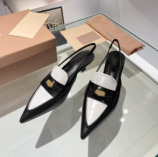 Miu 2022 pointed cat heel sandals women's new stitching gold shallow mouth high heels nose retro Ladies Banquet Wedding Resort Leather low heels Shoes, Brown
Miu 2022 pointed cat heel sandals women's new stitching gold shallow mouth high heels nose retro Ladies Banquet Wedding Resort Leather low heels Shoes, Brown