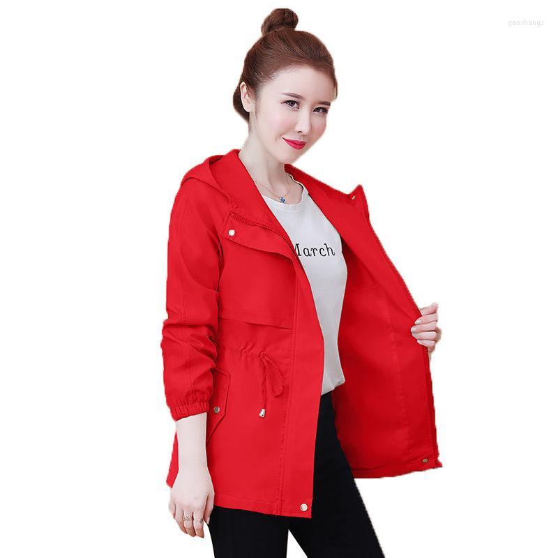 Women's Trench Coats Double Layer With Lining Women Coat 2022Female Spring Autumn Windbreaker Korean Loose Receive Waist Hooded Women's, Black
Women's Trench Coats Double Layer With Lining Women Coat 2022Female Spring Autumn Windbreaker Korean Loose Receive Waist Hooded Women's, Black