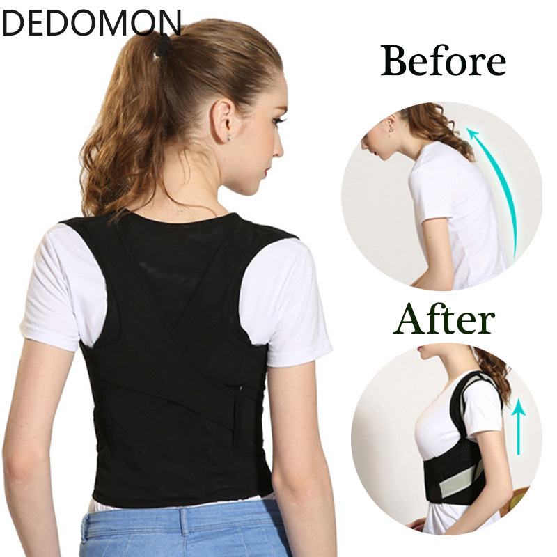 Body Braces Supports Adjustable Back Posture Corrector Corset Adult Clavicle Spine Shoulder Lumbar Brace Trainer Health Care 220913