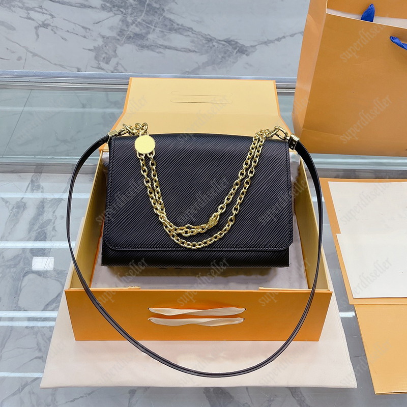 Women Shoulder Bags Luxury Designer Belt Bag Crossbody Twist Chain Handbag Fashion Cross Body Mini Pochette Letter Wallet Classic Handbags 2 Colors Totes Pack, Black
Women Shoulder Bags Luxury Designer Belt Bag Crossbody Twist Chain Handbag Fashion Cross Body Mini Pochette Letter Wallet Classic Handbags 2 Colors Totes Pack, Black
