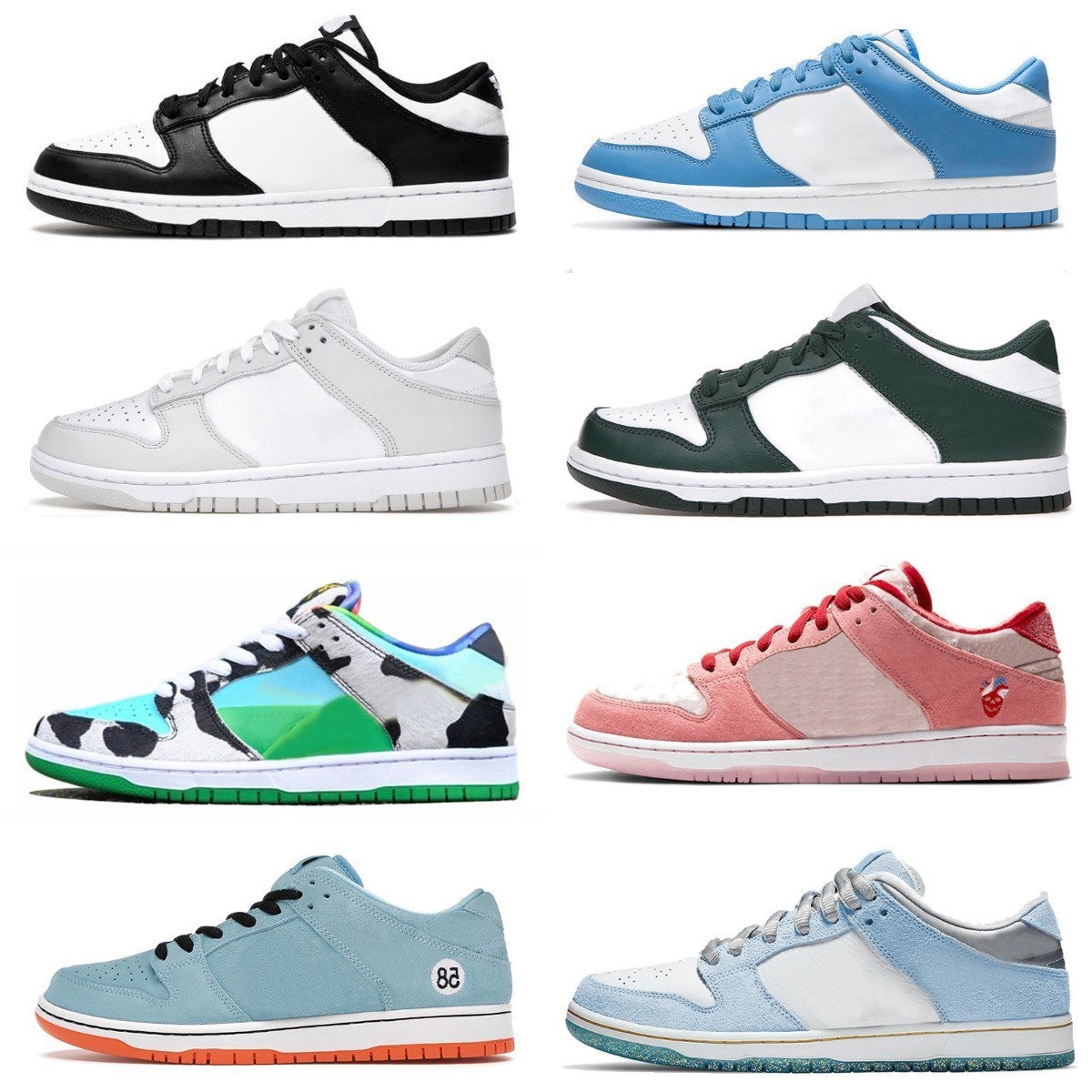 2023 Top high quality Designers Mens Dunkes Running Shoes SB Women Club 58 Gulf Black White UNC Grey Fog Team Green Sean Cliver Parra Sail StrangeLove Chicago, Y006
2023 Top high quality Designers Mens Dunkes Running Shoes SB Women Club 58 Gulf Black White UNC Grey Fog Team Green Sean Cliver Parra Sail StrangeLove Chicago, Y006