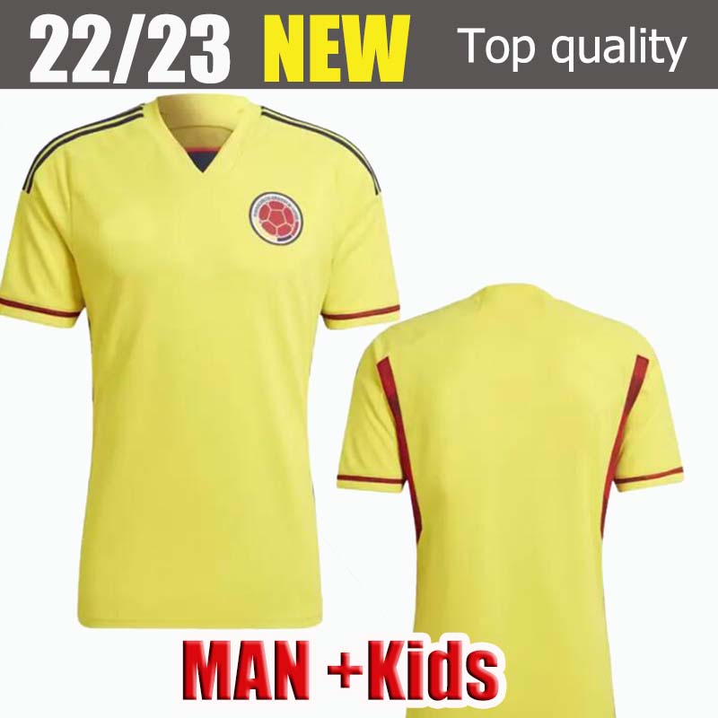 Men kids kit Colombia Home Away soccer jersey 2022 2023 JAMES football shirt 22 23 FALCAO CUADRADO Youth child Camiseta de futbol maillot BORRE D. Sanchez Luis Suarez
Men kids kit Colombia Home Away soccer jersey 2022 2023 JAMES football shirt 22 23 FALCAO CUADRADO Youth child Camiseta de futbol maillot BORRE D. Sanchez Luis Suarez