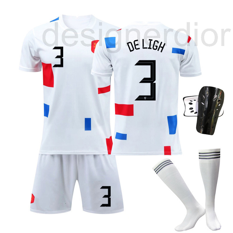 Soccer Sets/Tracksuits designer 2022 Dutch home world cup white jersey No. 21 de Rong 4 van Dijk Jersey preemptive version 401Y