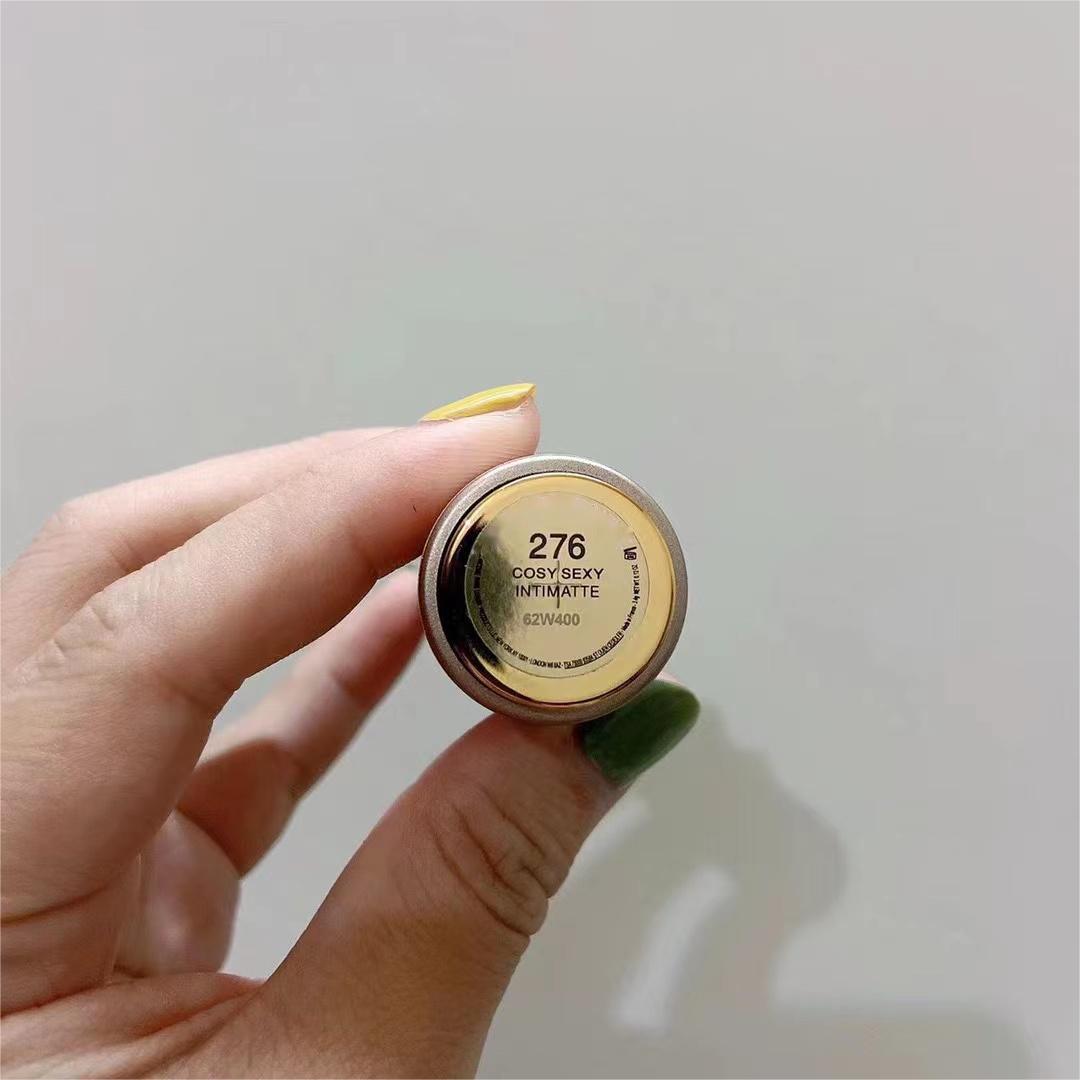 Designer Original Womens Small Waist Pink Gold Tube Frosted Lipstick G