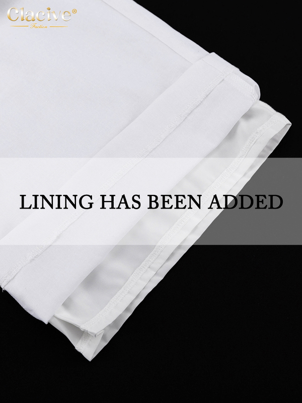 Women's Two Piece Pants Clacive Sexy Tube Top White Two Piece Set Women Summer Slim High Waist Pants Set Female Streetwear Elegant Linen Trouser 