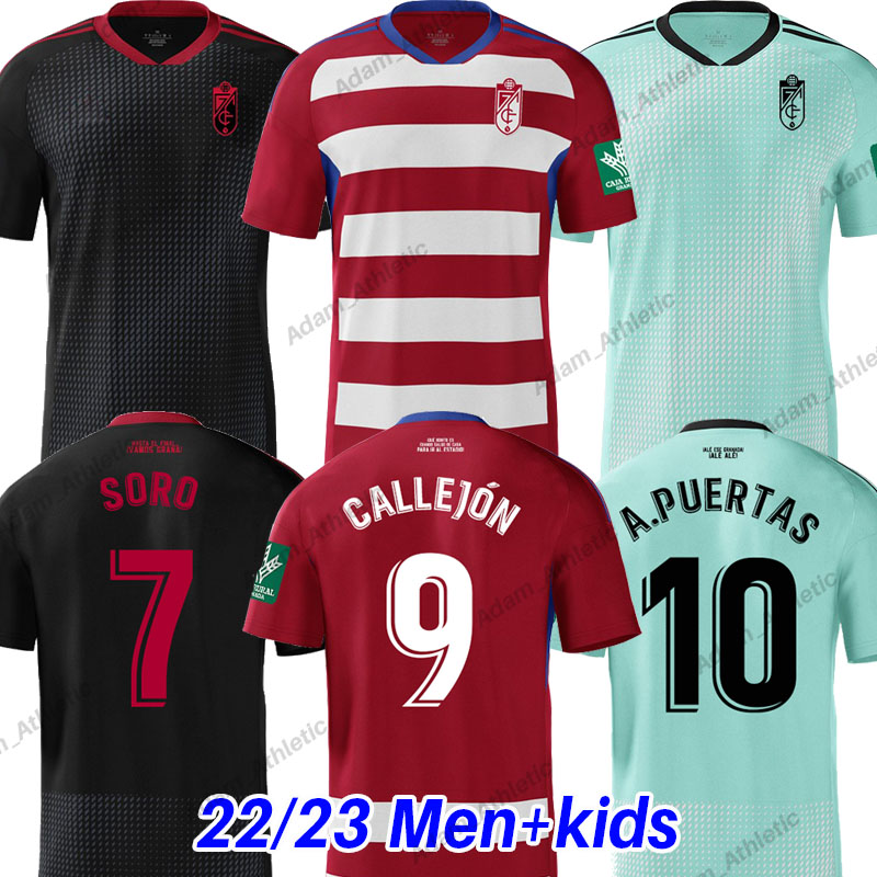 camiseta Granada CF soccer jerseys 22 23 CALLEJON A.PUERTAS SORO UZUNI Granada football shirts men kids kit jersey 2022 2023, 22-23 home kids
camiseta Granada CF soccer jerseys 22 23 CALLEJON A.PUERTAS SORO UZUNI Granada football shirts men kids kit jersey 2022 2023, 22-23 home kids