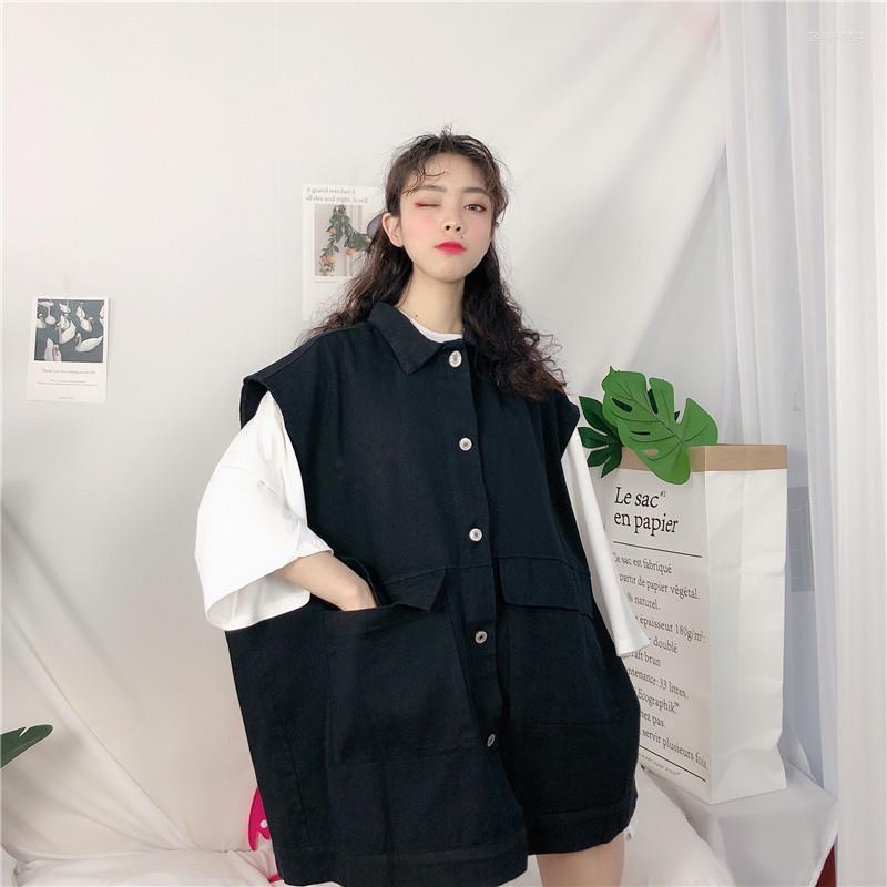 Women' Vests Harajuku BF Wind Net Red Work Jacket Female Student Korean Loose Versatile Medium Length Cardigan Vest Thin Coat Fashion Top, Gray
Women' Vests Harajuku BF Wind Net Red Work Jacket Female Student Korean Loose Versatile Medium Length Cardigan Vest Thin Coat Fashion Top, Gray
