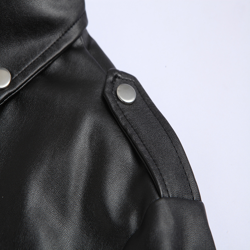 Men's Leather Faux Spring Fashion Motorcycle Jacket Slim Fit Oblique Zipper PU Autumn s Coats Black White 220913