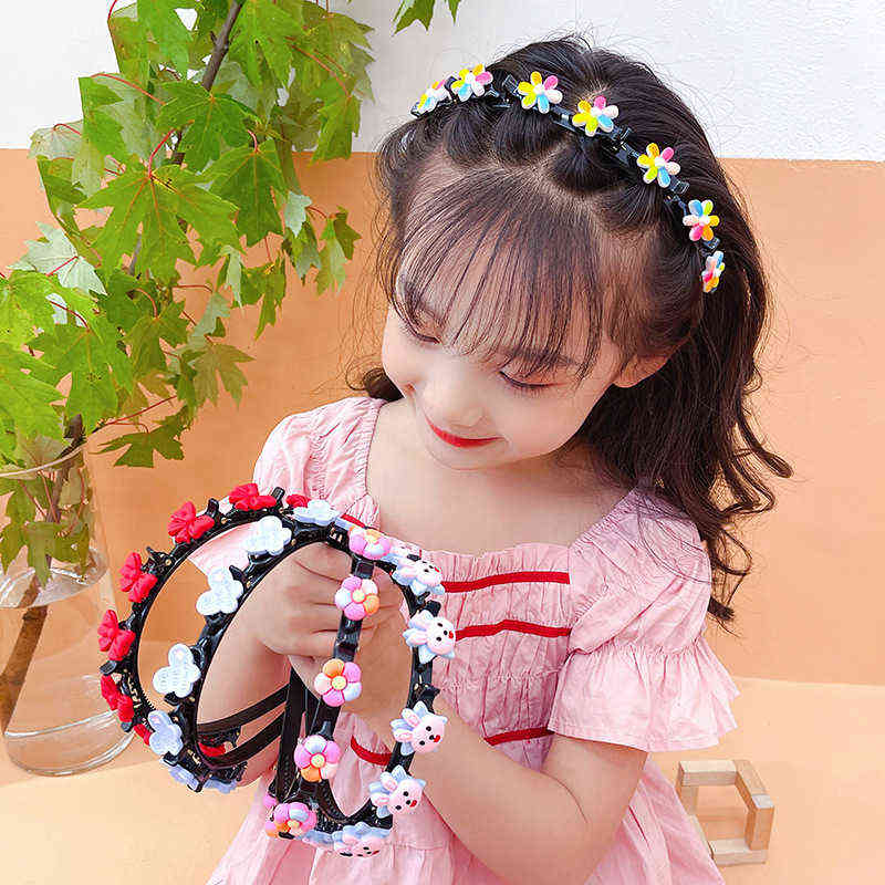 Hair Accessories New Summer Girls bands Clip Hoop Korean Princess Girl Kid pin Headband Kids Headwear T220907