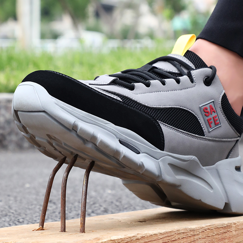 Boots Work Safety Shoes Steel Toe Antipuncture Indestructible Men Sneaker Male Protective Footwear 220913