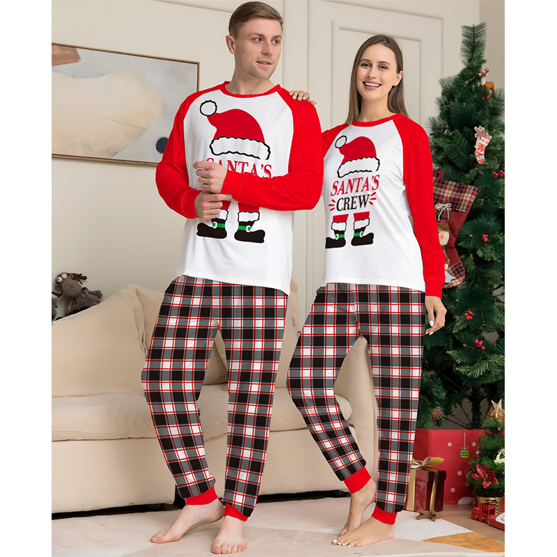 Family Matching Outfits Year Christmas Family Matching Pajamas Outfits Father Mother Kids Santa Claus Clothing Set Couples Family Members Look 220913