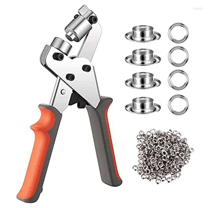 Professional Hand Tool Sets Grommet Kit Press Pliers Portable Hold Punch Manual Kits Handheld Eyelet Machine With 100Pc Grommets
Professional Hand Tool Sets Grommet Kit Press Pliers Portable Hold Punch Manual Kits Handheld Eyelet Machine With 100Pc Grommets