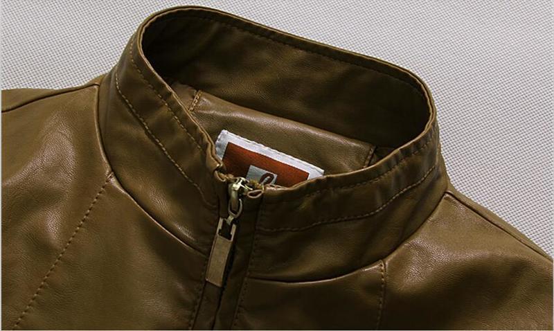 Men's Leather Faux S-4XL White Jacket Spring Coat Short Slim Motorcycle Clothing Male Outerwear 220913