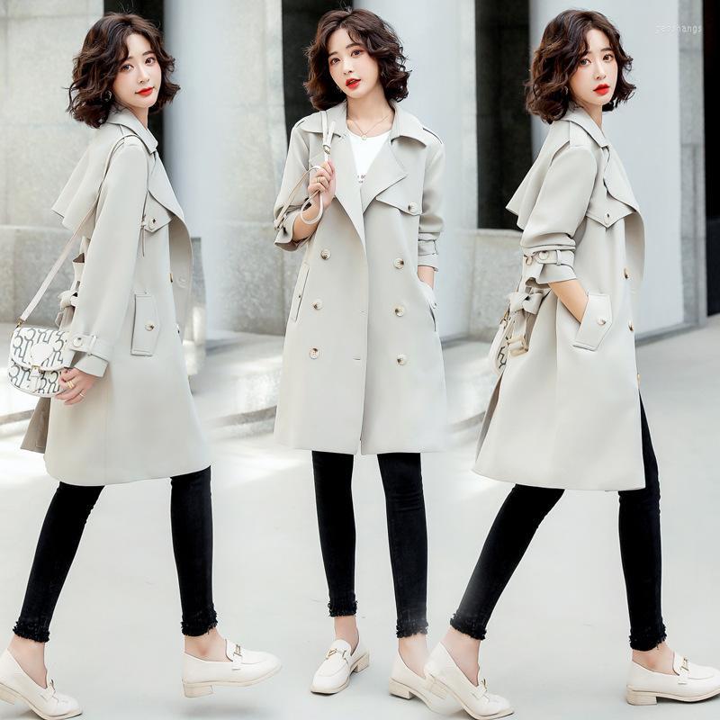 Women' Trench Coats Women' 2022 Spring Office Lady Women Coat Classic Lace Up Waist Casual Solid V Neck Overcoat Elegant Female, Beige
Women' Trench Coats Women' 2022 Spring Office Lady Women Coat Classic Lace Up Waist Casual Solid V Neck Overcoat Elegant Female, Beige