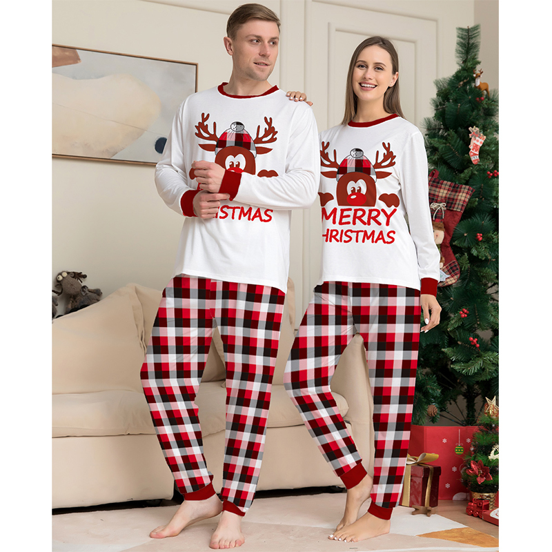 Family Matching Outfits Family Christmas Matching Pajamas Set Xmas Father Mother Kids Clothes Pyjamas Mom And Daughter Son Sleepwear Look Outfits 2209