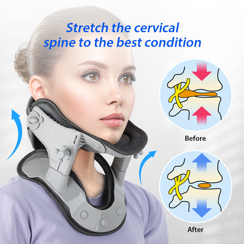 Body Braces Supports Heating Neck Cervical Traction Compress Adjustable Collar Spine Cervicale Care Pain Relief Posture Corrector Support 220913