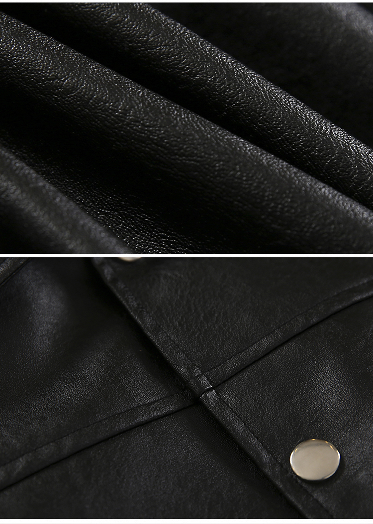 Men's Leather Faux Leather IEFB Men's Clothing Single Breasted PU Leather Jacket Korean Fashion Casual Autumn Vintage High Quality Black Coa