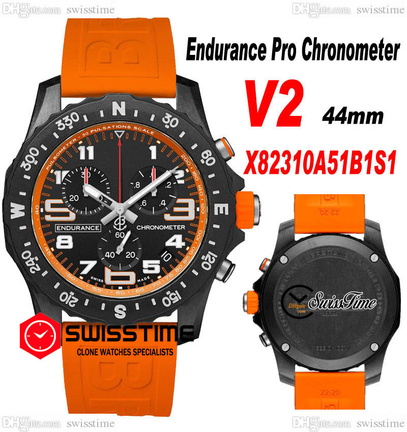 Endurance Pro 44 Miyota Quartz Chronograph Men's Watch X82310A51B1S1 PVD Steel All Black Big Number Markers Orange Rubber Strap Watches Stopwatch Swisstime F01ae5, Customer-defined waterproof service
Endurance Pro 44 Miyota Quartz Chronograph Men's Watch X82310A51B1S1 PVD Steel All Black Big Number Markers Orange Rubber Strap Watches Stopwatch Swisstime F01ae5, Customer-defined waterproof service