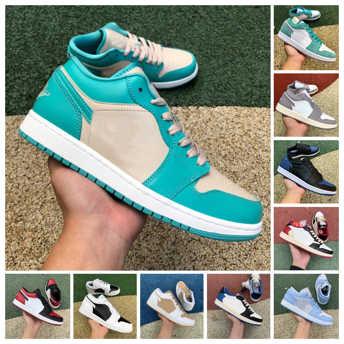 1 Low Basketball Shoes Men Women 1s Reverse Mocha Black Phantom Fragment Wolf Grey UNC Shadow Bred Toe White Camo Tropical Teal Mens Trainers Outdoor Sports Sneakers, Bubble package bag
1 Low Basketball Shoes Men Women 1s Reverse Mocha Black Phantom Fragment Wolf Grey UNC Shadow Bred Toe White Camo Tropical Teal Mens Trainers Outdoor Sports Sneakers, Bubble package bag