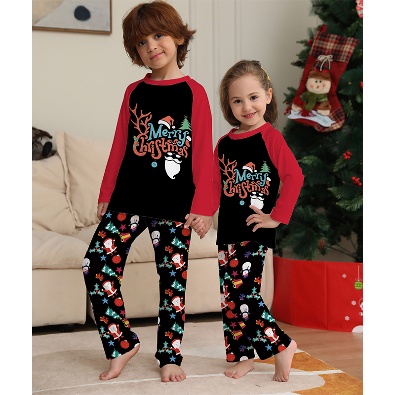 Family Matching Outfits Christmas Matching Family Pajamas Set Outfit Father Mother Kids Tshirt Pants Mom and Daughter Sleepwear Pyjamas Clothes 220913