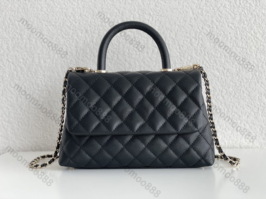 10A Top Tier Small Coco Flap Bag 24cm Luxury Designer Handle Handbag Mirror Quality Women Real Leather Caviar Quilted Purse Black Shoulder Gold Box Bag Wallet On Chain, Carton
10A Top Tier Small Coco Flap Bag 24cm Luxury Designer Handle Handbag Mirror Quality Women Real Leather Caviar Quilted Purse Black Shoulder Gold Box Bag Wallet On Chain, Carton