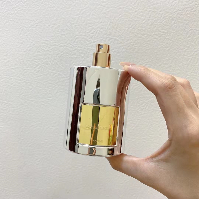 Luxuries designer Woman Man Perfume Spray METALLIQUE 100ML EDT PARFUM Large Capacity Long Lasting Fragrance mens Brand
Luxuries designer Woman Man Perfume Spray METALLIQUE 100ML EDT PARFUM Large Capacity Long Lasting Fragrance mens Brand