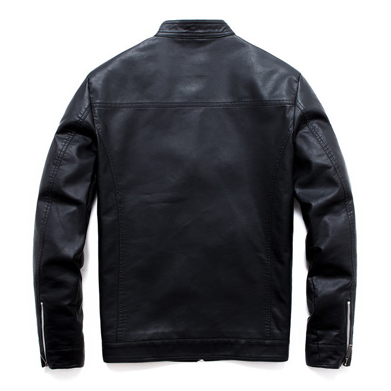Men's Leather Faux Men Jacket Motorcycle 5XL Jackets Black Jaqueta De Couro Masculina Outwear Male PU Coats Mens ZA319 220913