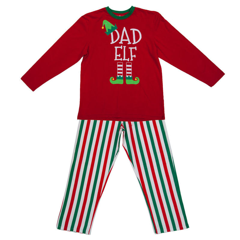 Family Matching Outfits Christmas Family Pyjamas Kids Mom Dad Cotton Printing Clothing Set Santa Family Pajamas Pography Party 220913