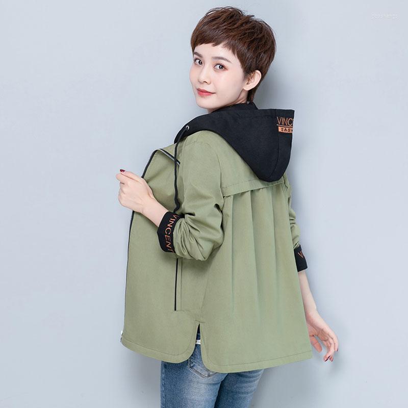Women's Trench Coats Women Windbreaker 2022 Spring Autumn Short Coat Middle-aged Fashion Plus Size 5XL Lining Ladies Jacket Basic Casual, Green
Women's Trench Coats Women Windbreaker 2022 Spring Autumn Short Coat Middle-aged Fashion Plus Size 5XL Lining Ladies Jacket Basic Casual, Green