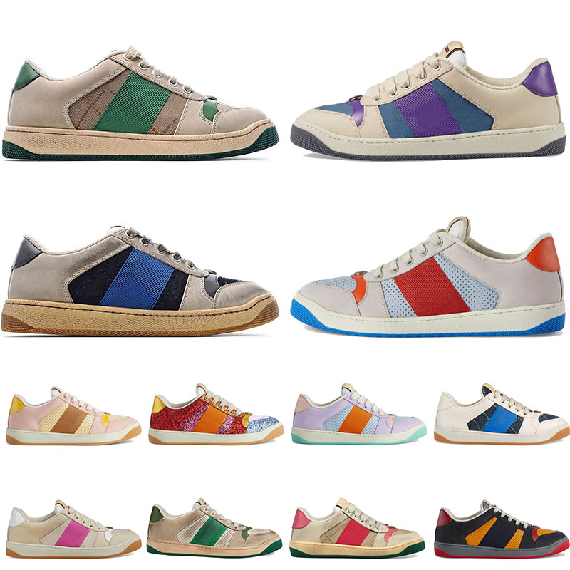 Dirty Designer Vintage Screener Casual Shoes Fashion Women Men sneakers Classic Leather Web Sneaker beige ebony green fuchsia blue vintage treated womens trainers, A1
Dirty Designer Vintage Screener Casual Shoes Fashion Women Men sneakers Classic Leather Web Sneaker beige ebony green fuchsia blue vintage treated womens trainers, A1