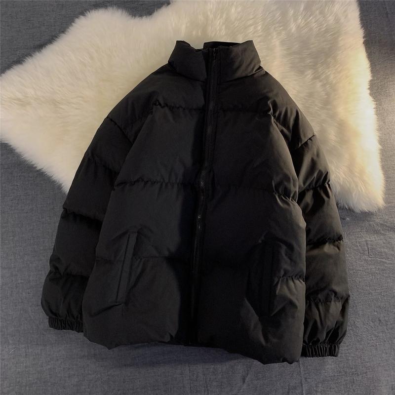 Men's Down Parkas Men Harajuku Colorful Bubble Coat Winter Jacket Mens Streetwear Hip Hop Parka Korean Black Clothes Puffer Jackets 220913