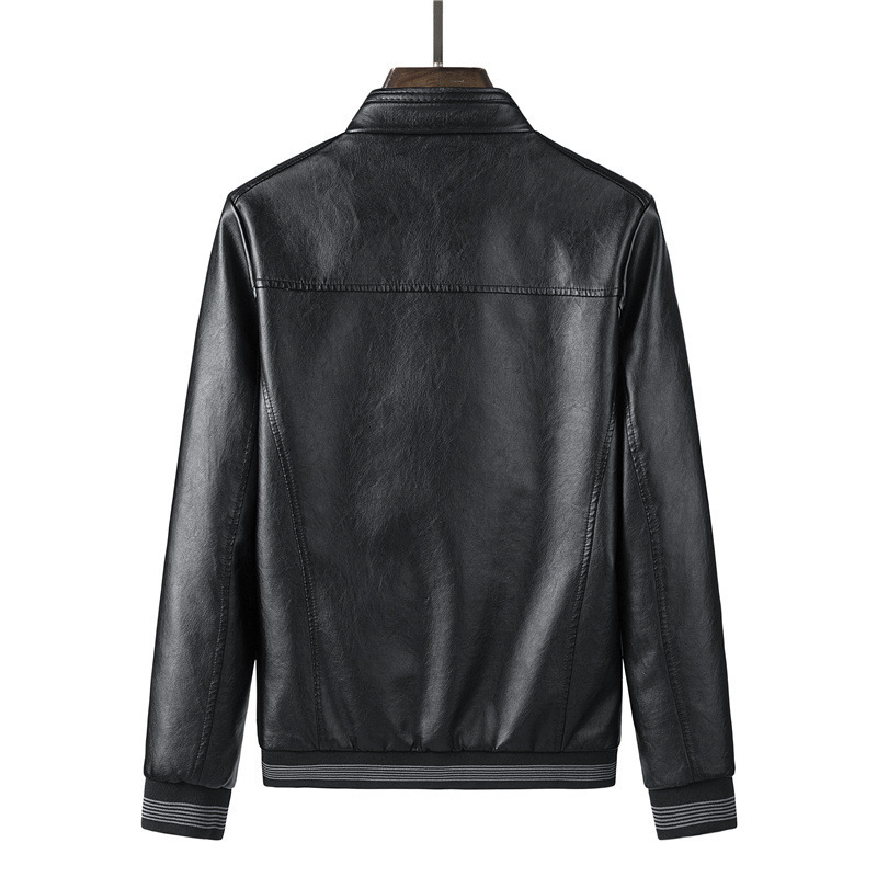 Men's Leather Faux Rider PU Jacket Men Casual Outwear Coat Windbreaker Motorcycle Jackets Business Male Large Size Overcoats 8XL 220913