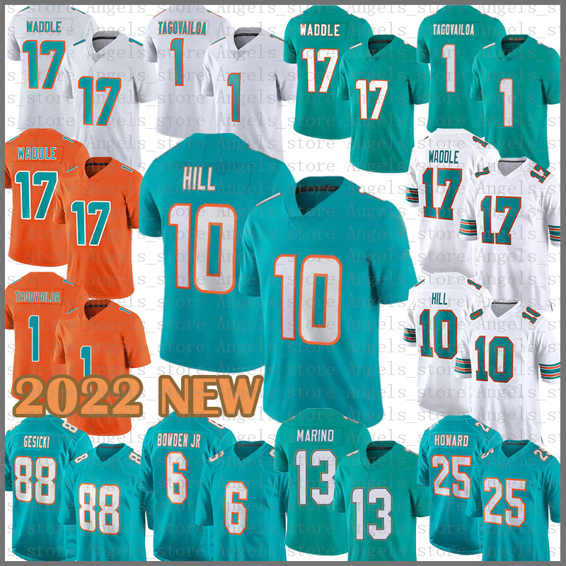 Dan Marino Football Jersey Tua Tagovailoa Tyreek Hill Jaylen Waddle Xavien Howard Jevon Holland Mike Gesicki Teddy Bridgewater Jaelan Phillips, Mens-ht
Dan Marino Football Jersey Tua Tagovailoa Tyreek Hill Jaylen Waddle Xavien Howard Jevon Holland Mike Gesicki Teddy Bridgewater Jaelan Phillips, Mens-ht