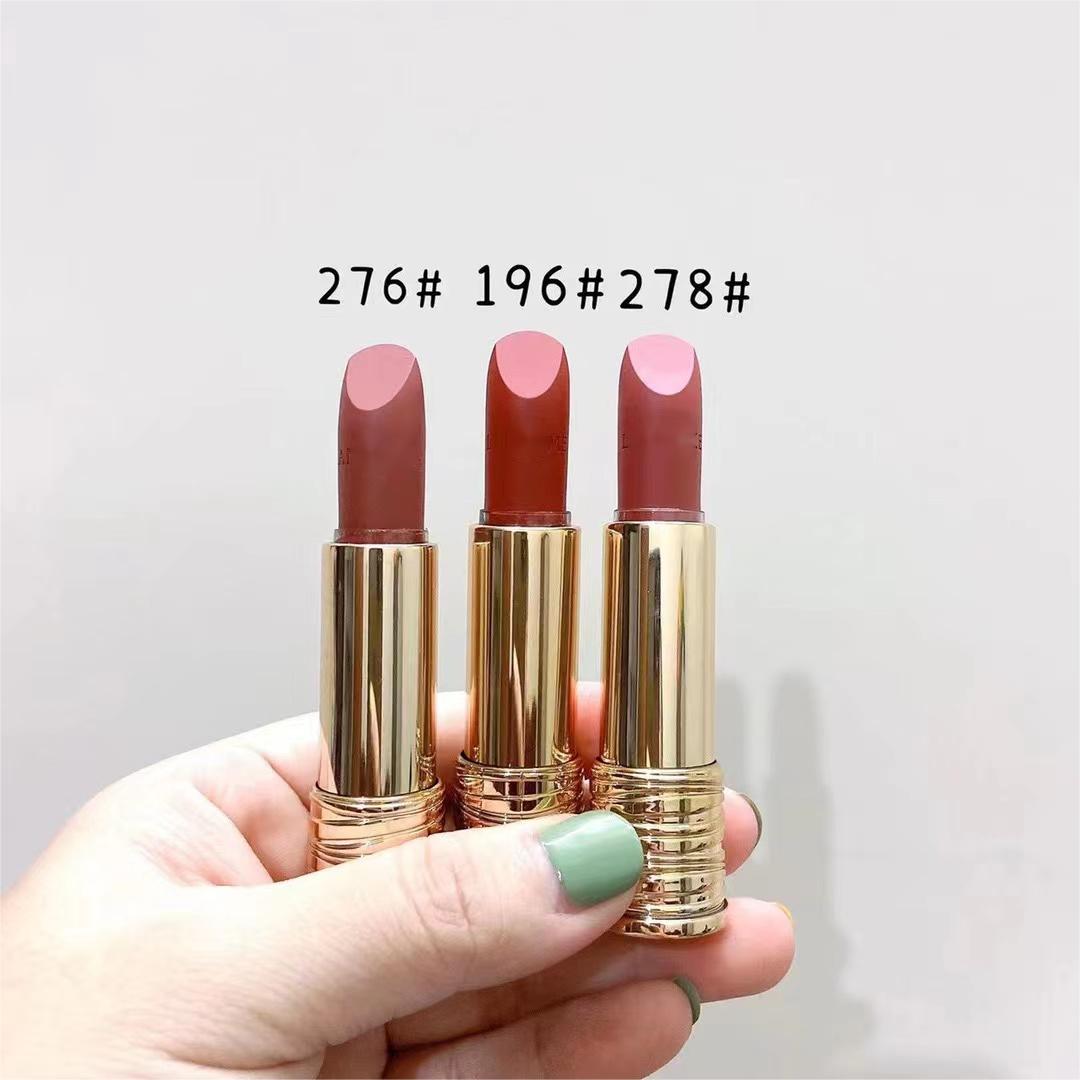 Designer Original Womens Small Waist Pink Gold Tube Frosted Lipstick G