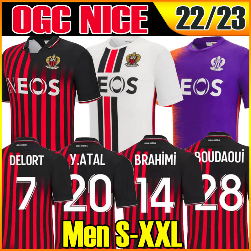 22 23 OGC Nice Soccer Jerseys 2022 2023 #7 DELORT Diop #10 ATAL DOLBERG TODIBO KLUIVERT CLAUDE CLAUDE-MAURICE maillot de foot LEMINA STENGS BOUDAOUI Football Shirt TOP, 22 23 3rd
22 23 OGC Nice Soccer Jerseys 2022 2023 #7 DELORT Diop #10 ATAL DOLBERG TODIBO KLUIVERT CLAUDE CLAUDE-MAURICE maillot de foot LEMINA STENGS BOUDAOUI Football Shirt TOP, 22 23 3rd