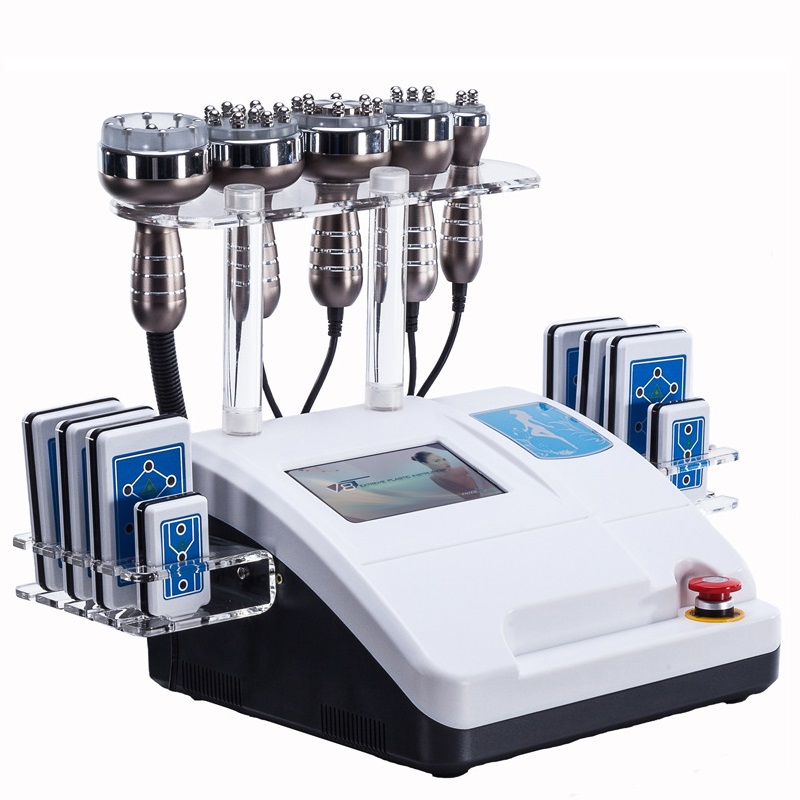 2024 6-in-1 Ultrasonic Cavitation Machine - 40K Laser Vacuum RF Body Slimming, Abdomen Lipo Removal, Sculpting Beauty Massager for Fat Loss