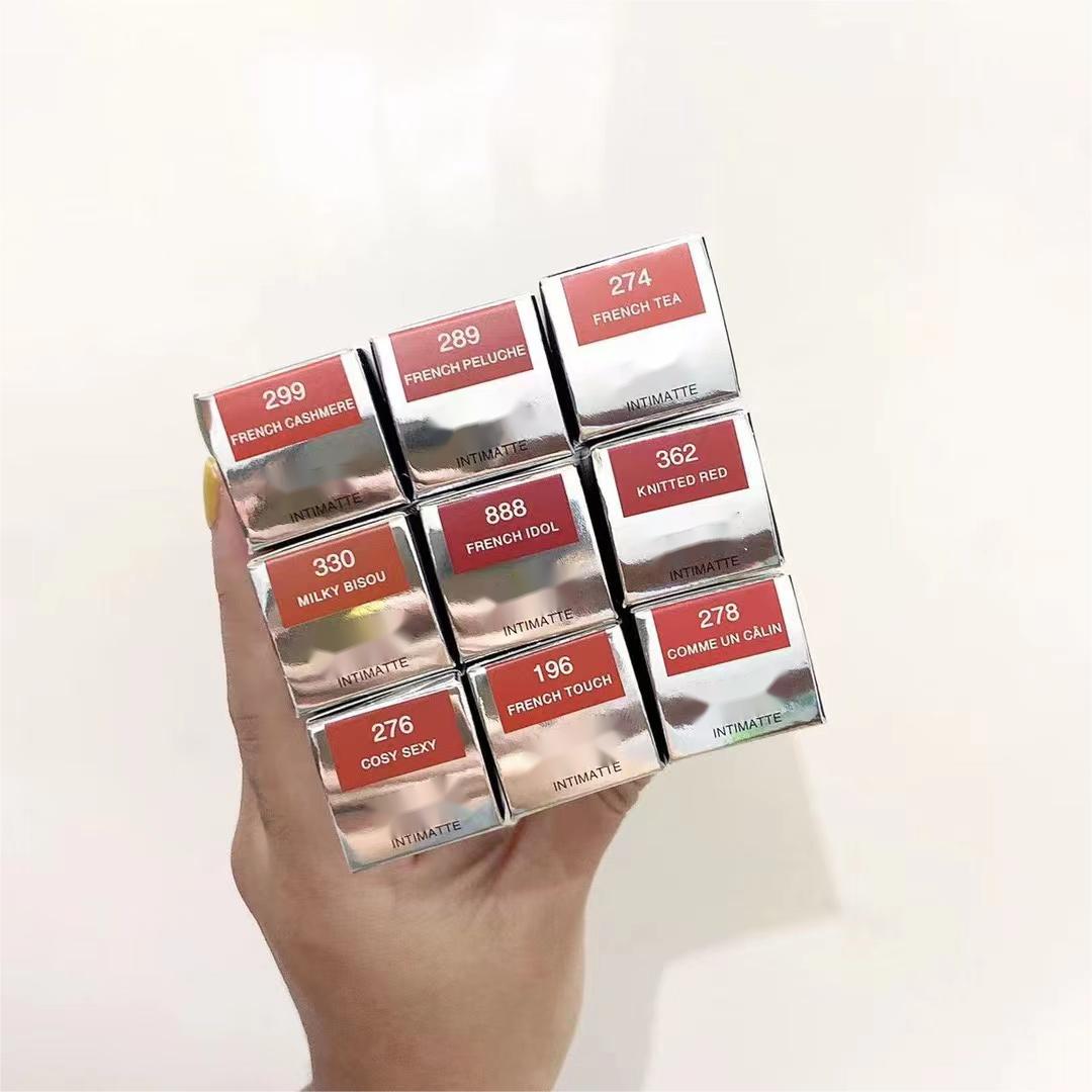 Designer Original Womens Small Waist Pink Gold Tube Frosted Lipstick G