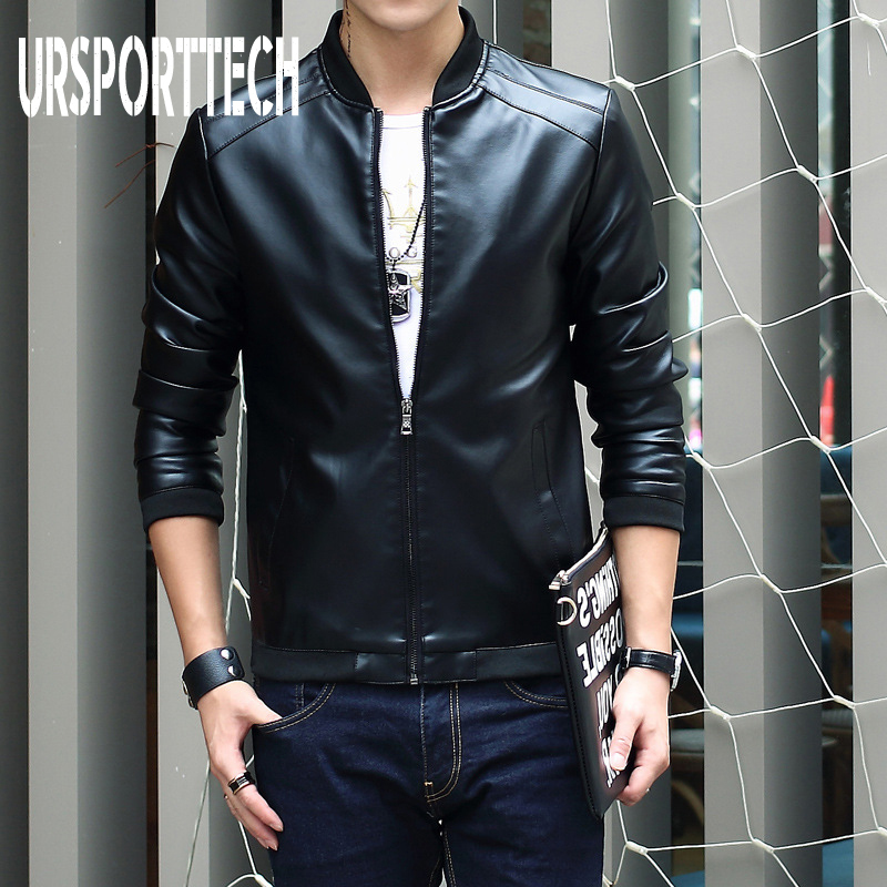 Men's Leather Faux Mens PU Jackets Coats Motorcycle Biker Jacket Men Autumn Winter Clothes Male Classic Winderbreaker Coat 220913