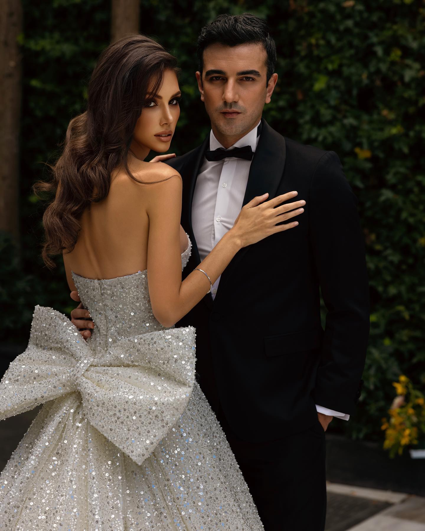 Shiny Sequined 2022 Wedding Dresses A Line Bride Dress Sweetheart Bow Back Bridal Gowns Glamorous Vestido De Novia