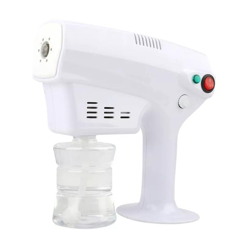 260ml Portable Facial Steamer Disinfection Blue Light Steam Spray Hair Spray Machine Aerosol Water Mist Trigger Sprayer