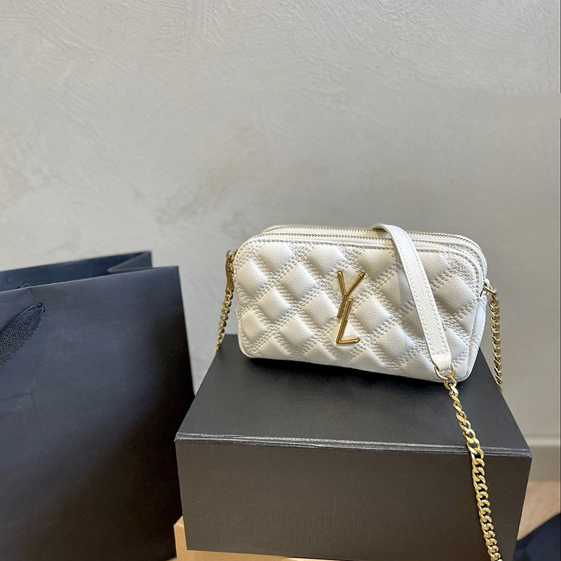 Designer Handbags Luxurys Becky Bag Designers Chain Lingge Handbag Camera Bags Leather Wallet Shoulder Purses