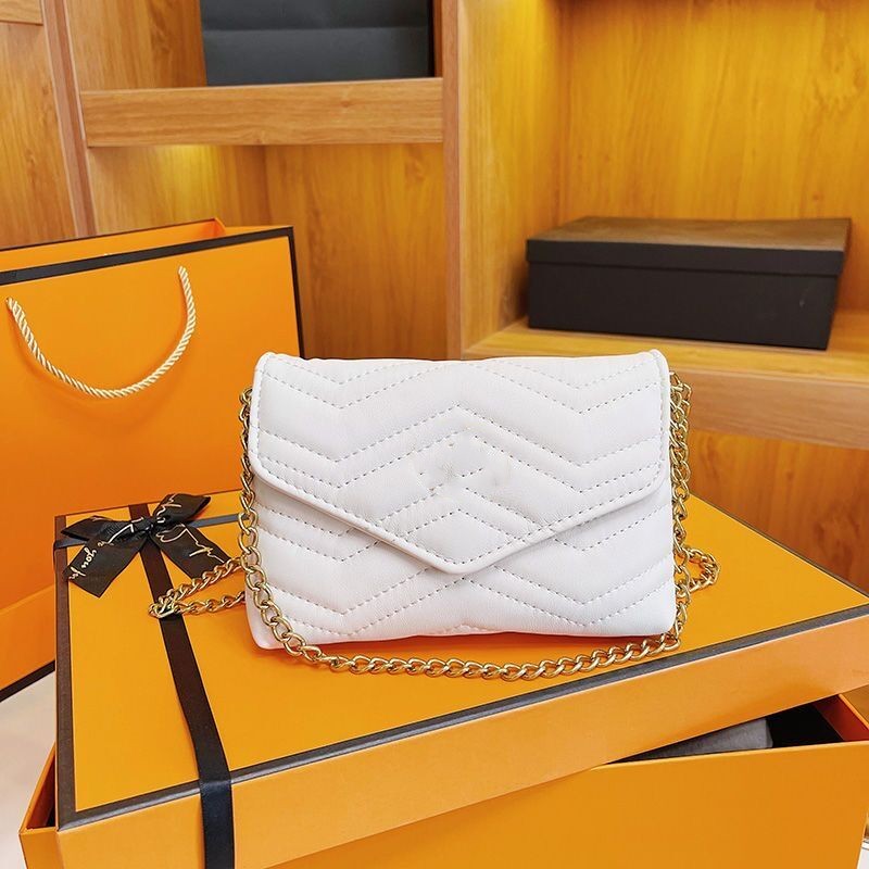 Designer Kids Handbags Fashion Girl quilted Messenger Bag Children Letter Single-shoulder Bags Girls metal chain PU leather Satchel A9087, White
Designer Kids Handbags Fashion Girl quilted Messenger Bag Children Letter Single-shoulder Bags Girls metal chain PU leather Satchel A9087, White