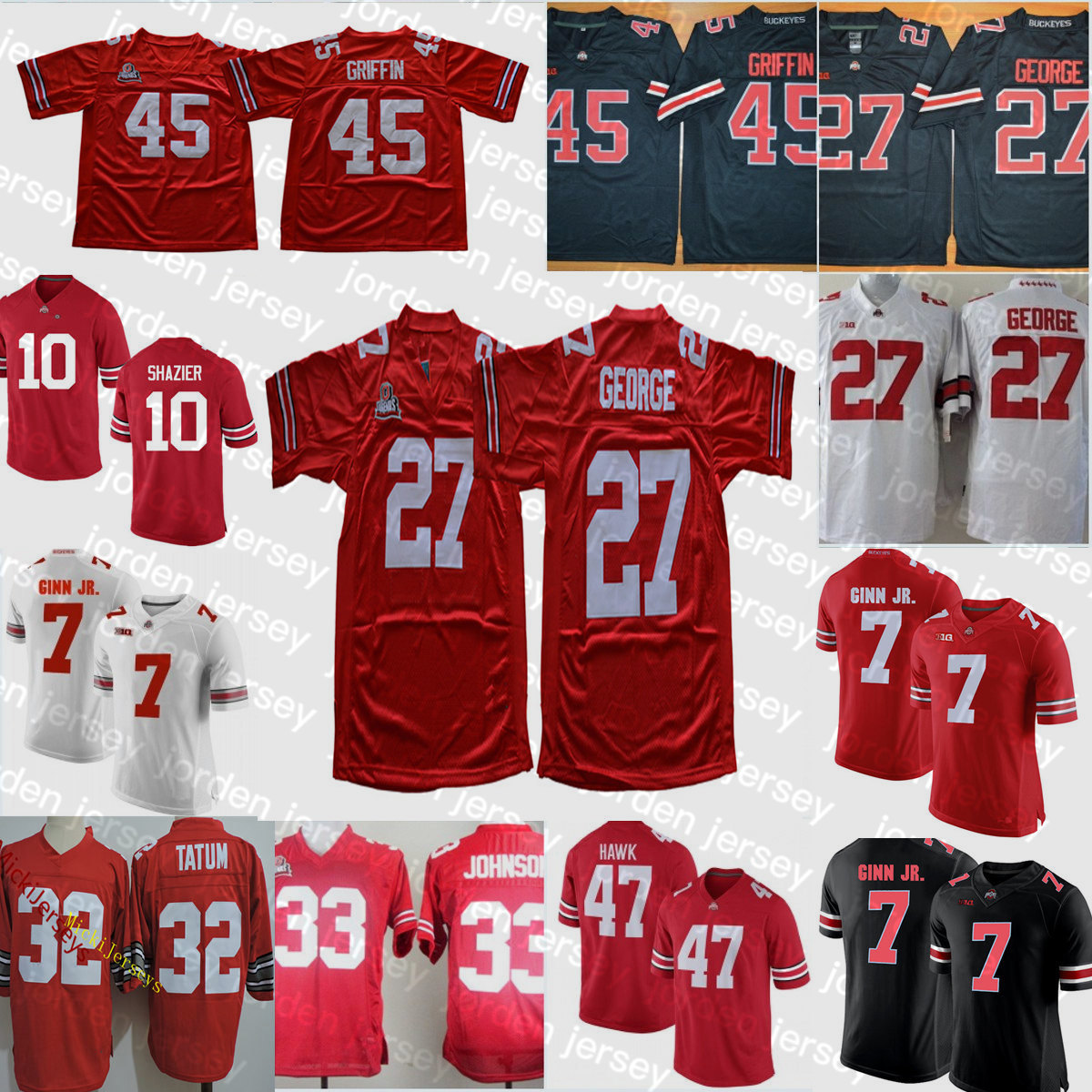 NEW American College Football Wear 2022 NCAA Custom Ohio State Buckeyes Stitched Football Jersey 21 Evan Pryor 3 Quinn Ewers 11 Jaxon Smith-, White with 2022 patch
NEW American College Football Wear 2022 NCAA Custom Ohio State Buckeyes Stitched Football Jersey 21 Evan Pryor 3 Quinn Ewers 11 Jaxon Smith-, White with 2022 patch